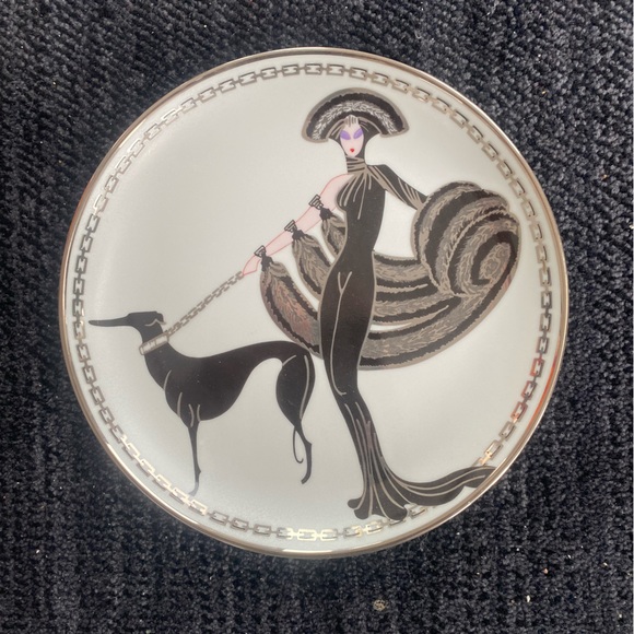 ⭐️Franklin Mint⭐️ House of Erté Set of 6 Sevenarts Porcelain Collector Plates - Picture 6 of 8